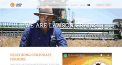 Desktop Screenshot of lawsongrains.com